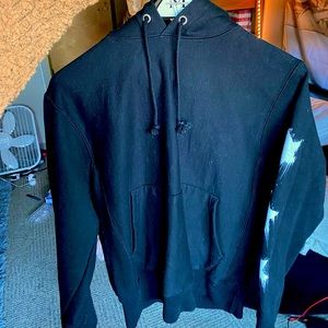 Black champion hoodie